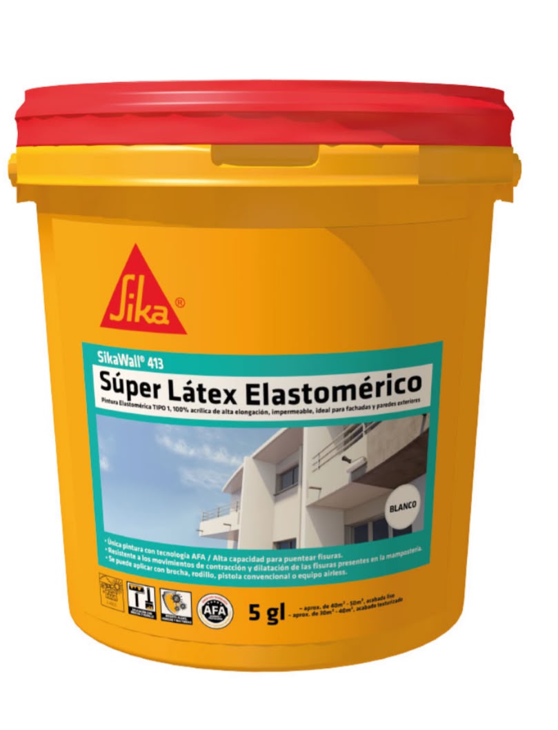 SikaWall-413 Super Látex Elastomérico